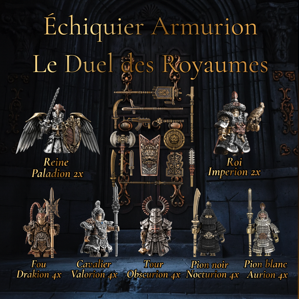 Échiquier Armurion – Le Duel des Royaumes